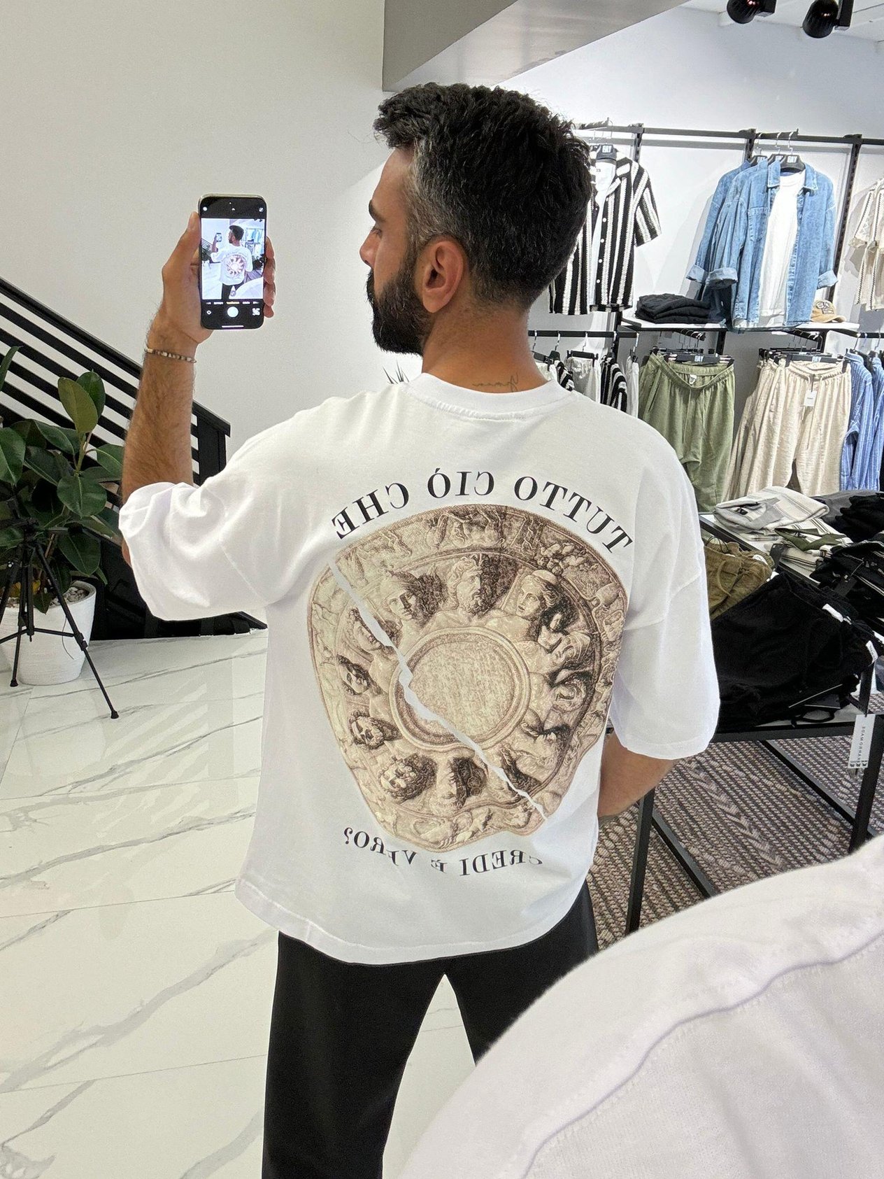 Tutto Oversize T-shirt Beyaz
