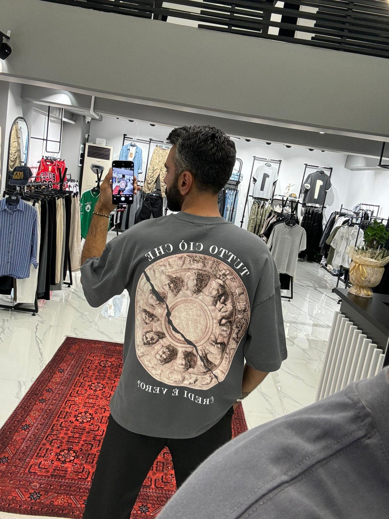 Tutto Oversize T-shirt Gri