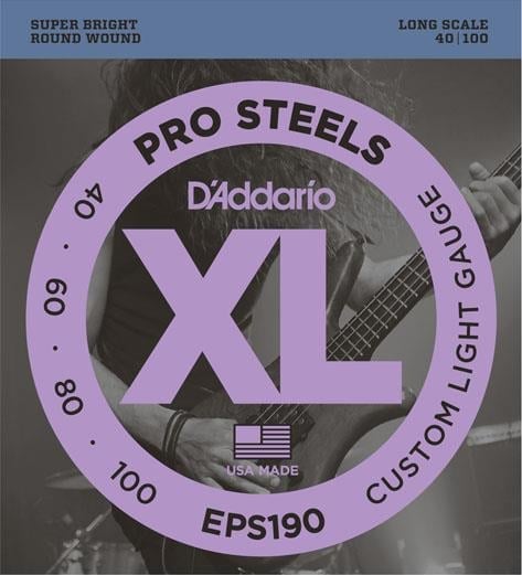 BAS G?TAR TEL SET?, XL, 40-100, LONG SCALE, PROSTE