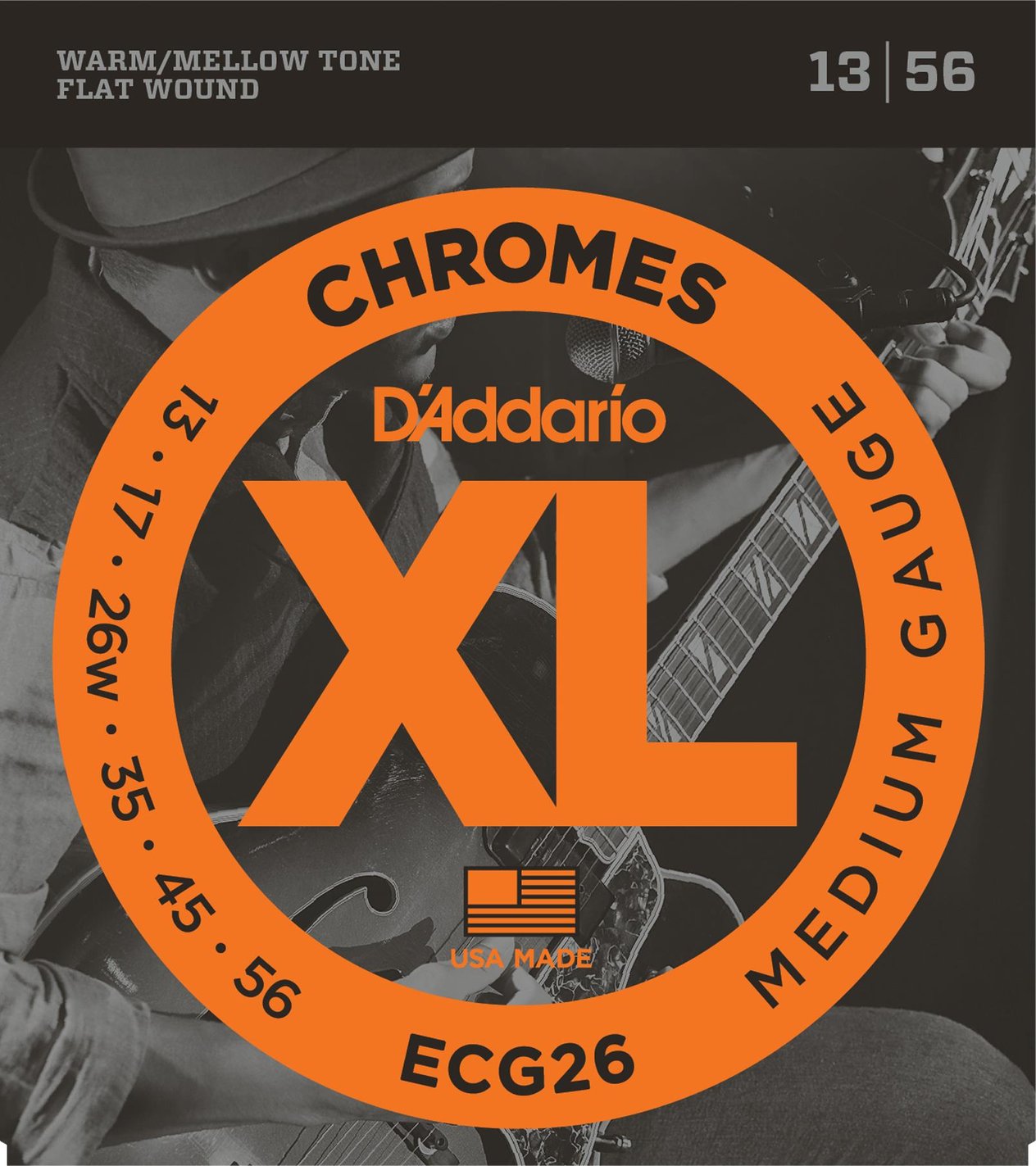 ELEKTRO G?TAR TEL?, CHROMES, 13-56, MEDIUM GAUGE, 