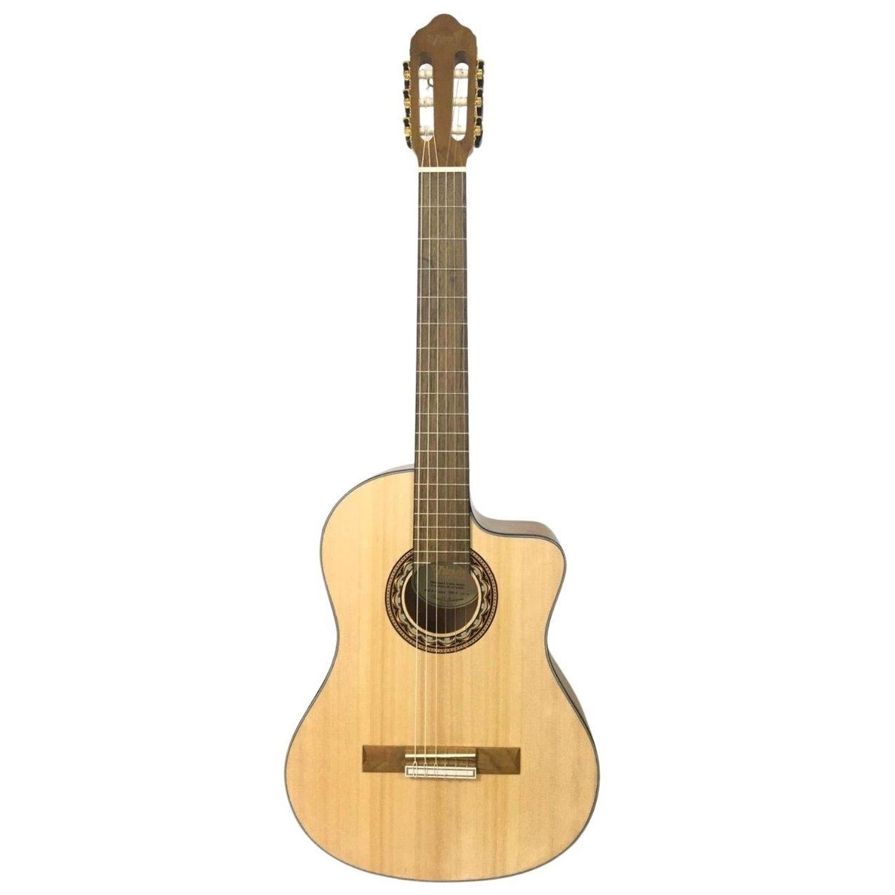 ELEKTRO KLASİK GİTAR, CUTAWAY, 4/4, NATUREL MAT,
