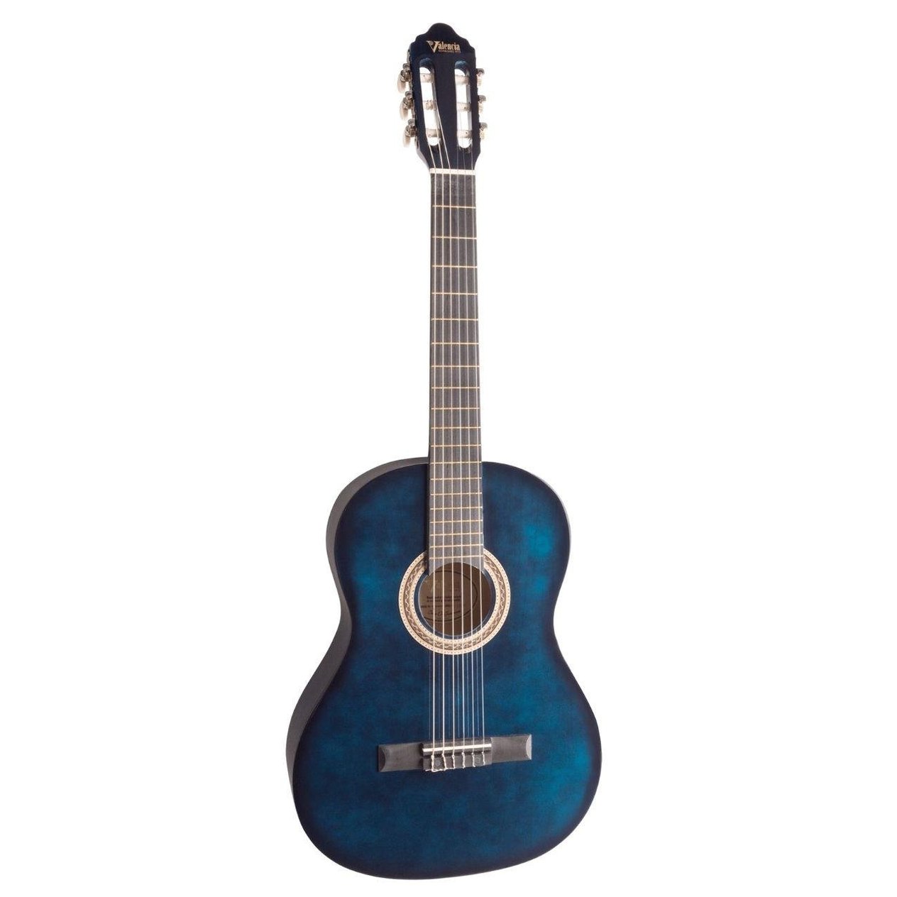 KLASİK GİTAR 4/4 MAVİ SUNBURST SAP ÇELİKLİ