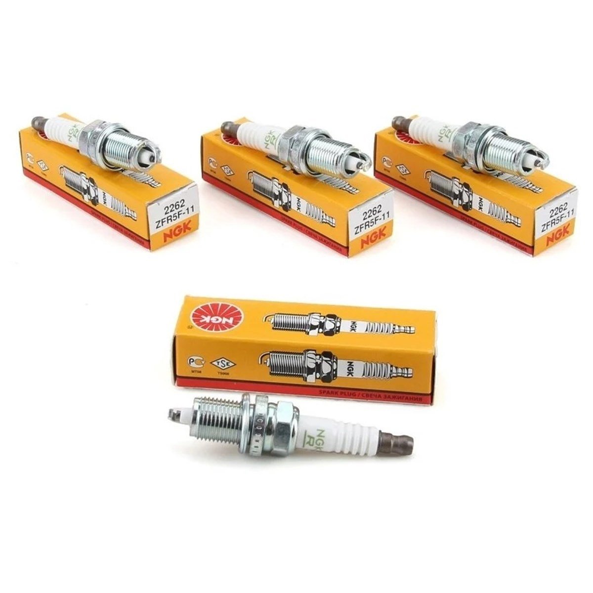 Opel İnsignia 1.6 1.8 (A16XER-A18XER) Tek Tırnak Buji Takım NGK NGK.2262