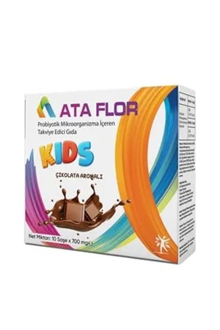 ATA FLOR PROBİTOTİK KİDS ÇİKOLATALI 10 ŞASE