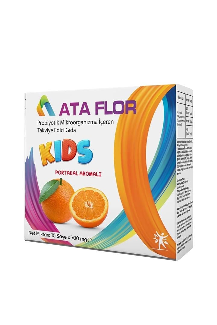 ATA FLOR PROBİYOTİK KİDS PORTAKAL 10 ŞASE