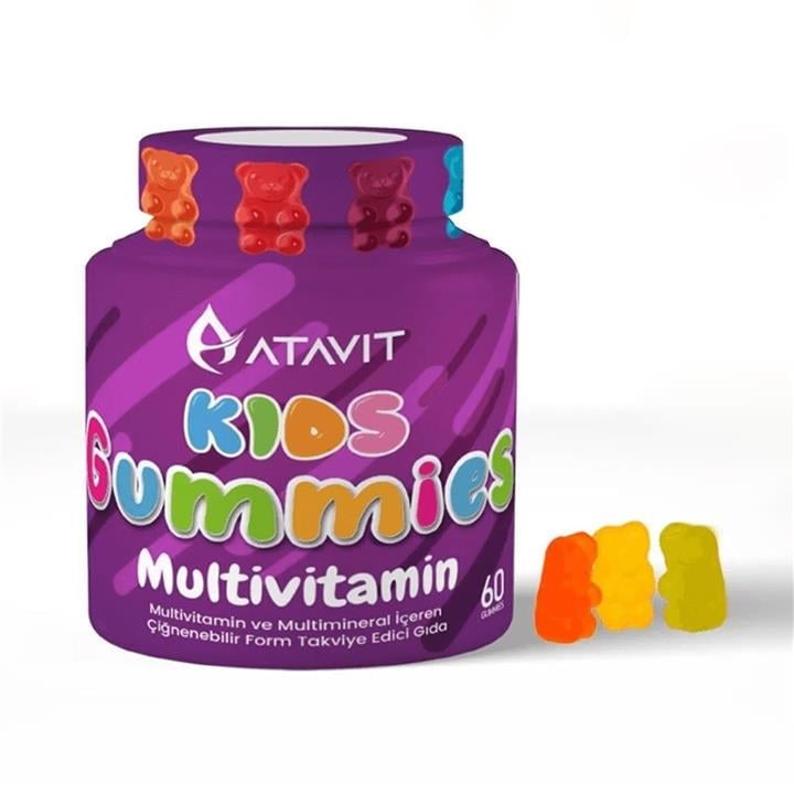 ATAVİT KİDS MULTİVİTAMİN GUMMİES 60 LI