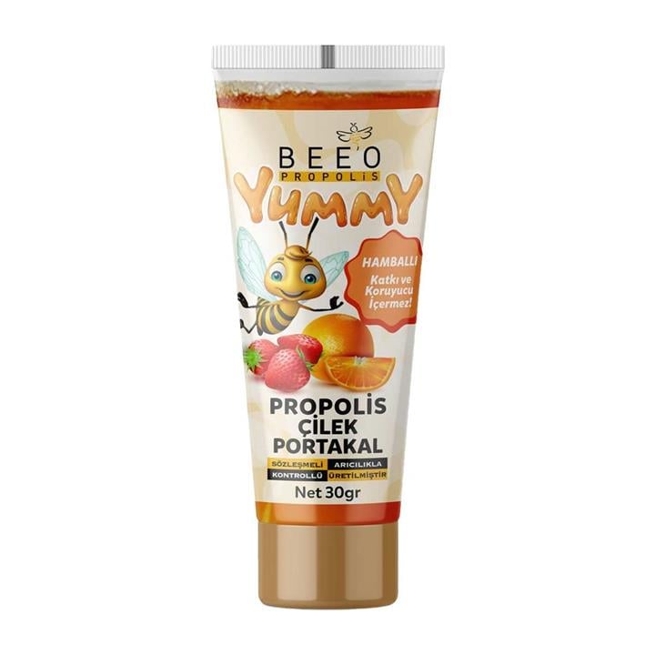 BEE O YUMMY PROPOLİS ÇİLEK PORTAKAL 30G