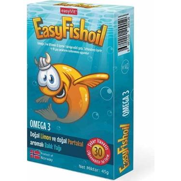 EASYFİSHOİL OMEGA 3 30 ÇİĞNENEBİLİR JEL FORM