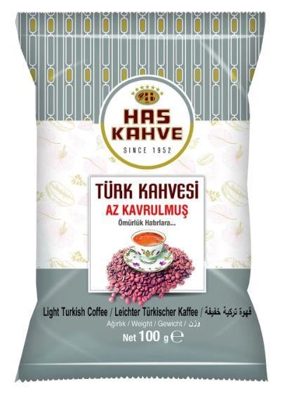 HAS KAHVE AZ KAVRULMUŞ TÜRK KAHVESİ 100 GR