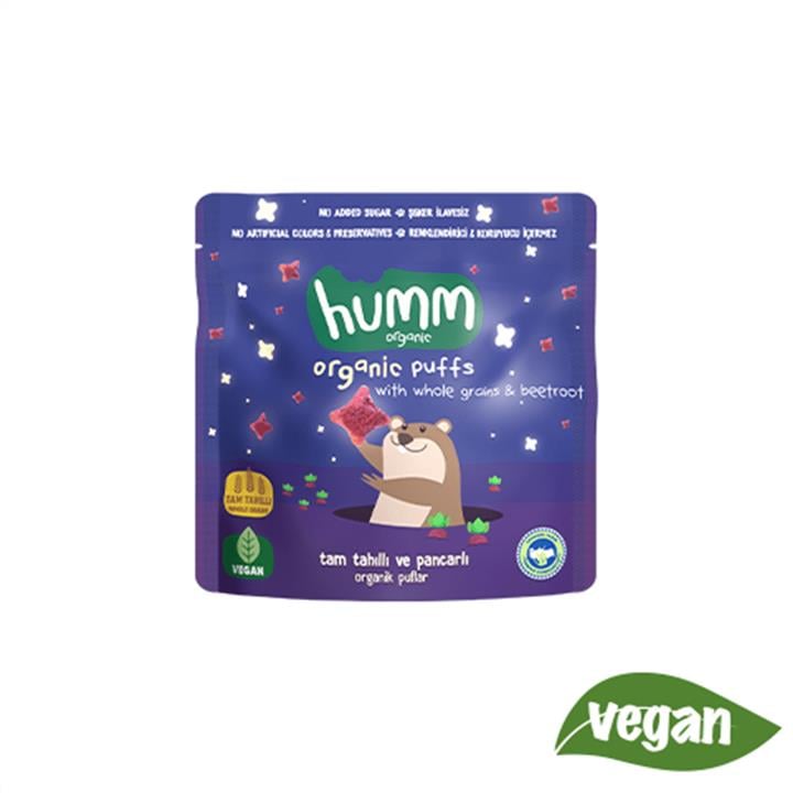 HUMM ORGANİK PANCARLI & TAM TAHILLI VEGAN PUFLAR