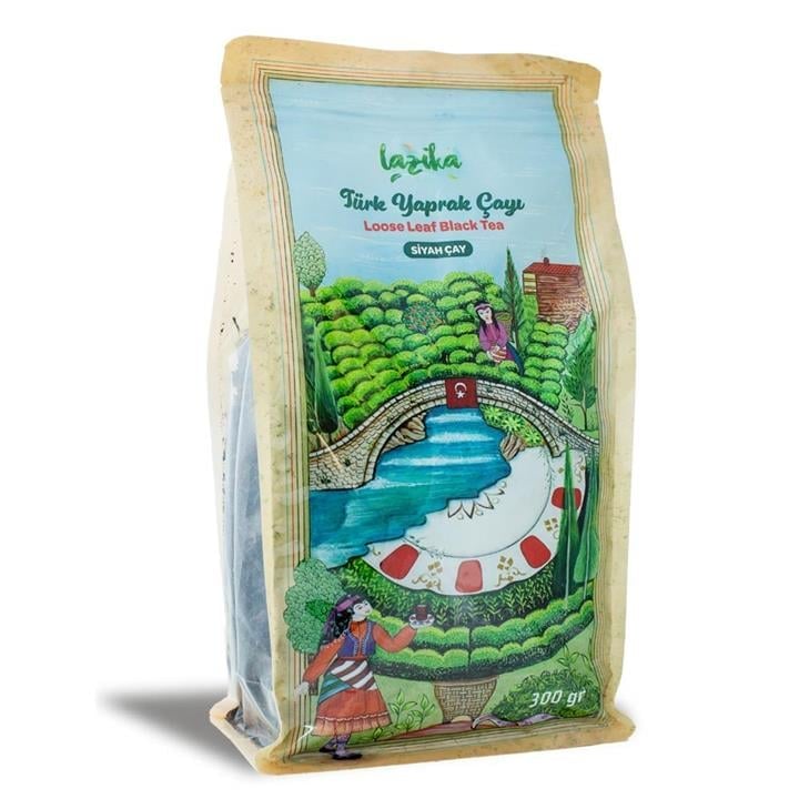 LAZİKA TÜRK YAPRAK SİYAH ÇAYI 300 GR