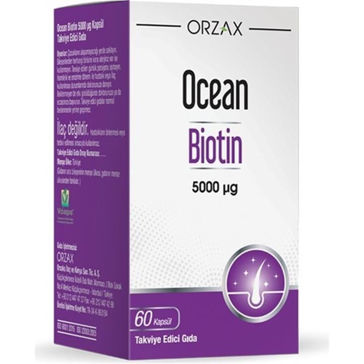 OCEAN BİOTİN 5000 MG  60 TABLET