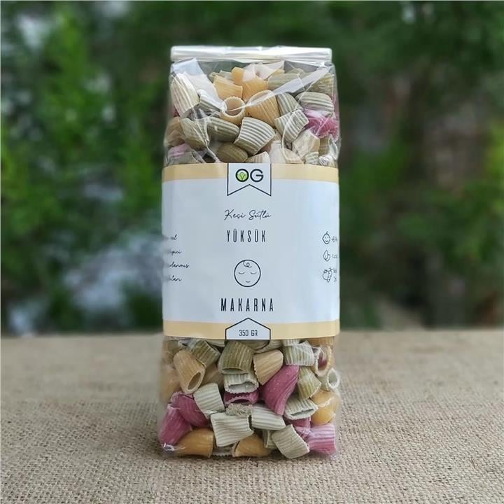 OG KEÇİ SÜTLÜ SEBZELİ YÜKSÜK MAKARNA 350 GR