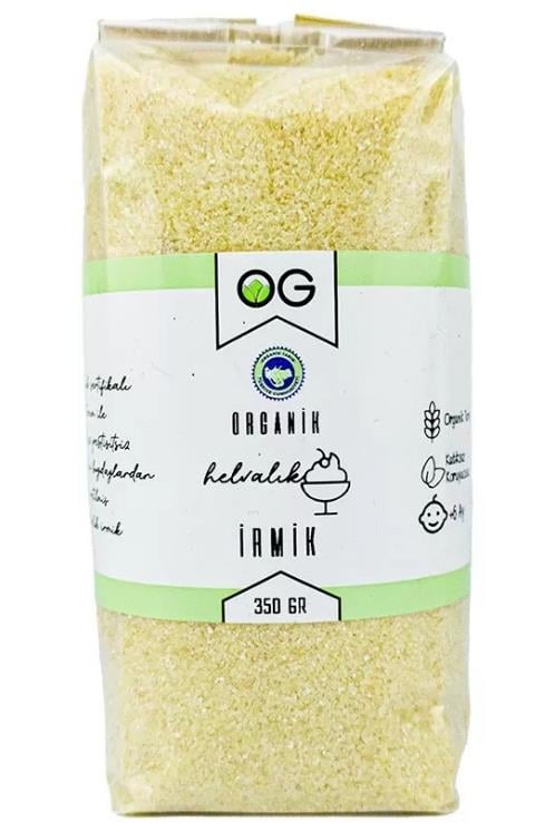 OG ORGANİK HELVALIK İRMİK 350 GR