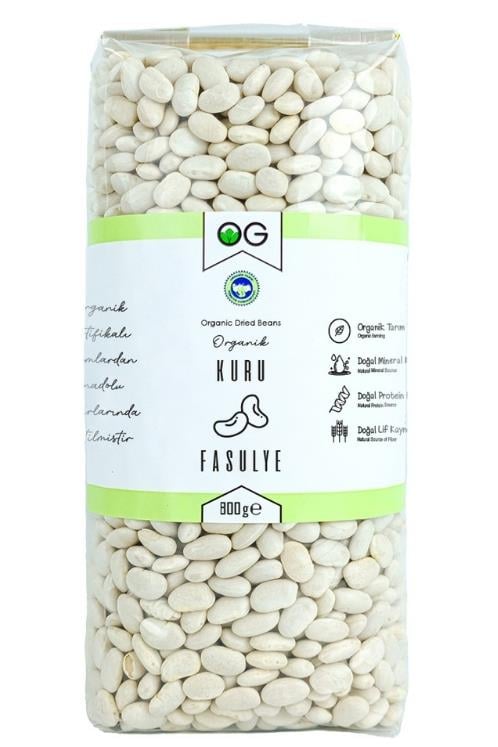 OG ORGANİK KURU FASULYE 800 GR