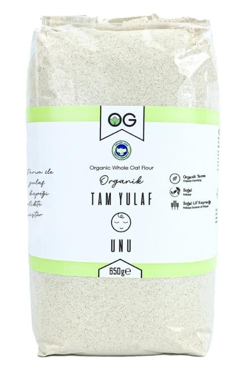 OG ORGANİK TAM YULAF UNU 650 GR