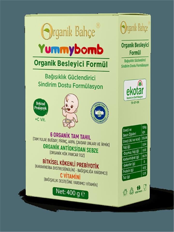 ORGANİK BAHÇE YUMMYBOMB ORGANİK BESLEYİCİ FORMÜL 400 GR