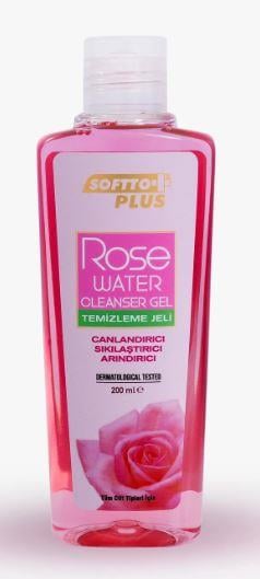 SOFTTO PLUS GÜL SUYU YÜZ TEMİZLEME JELİ 200 ML