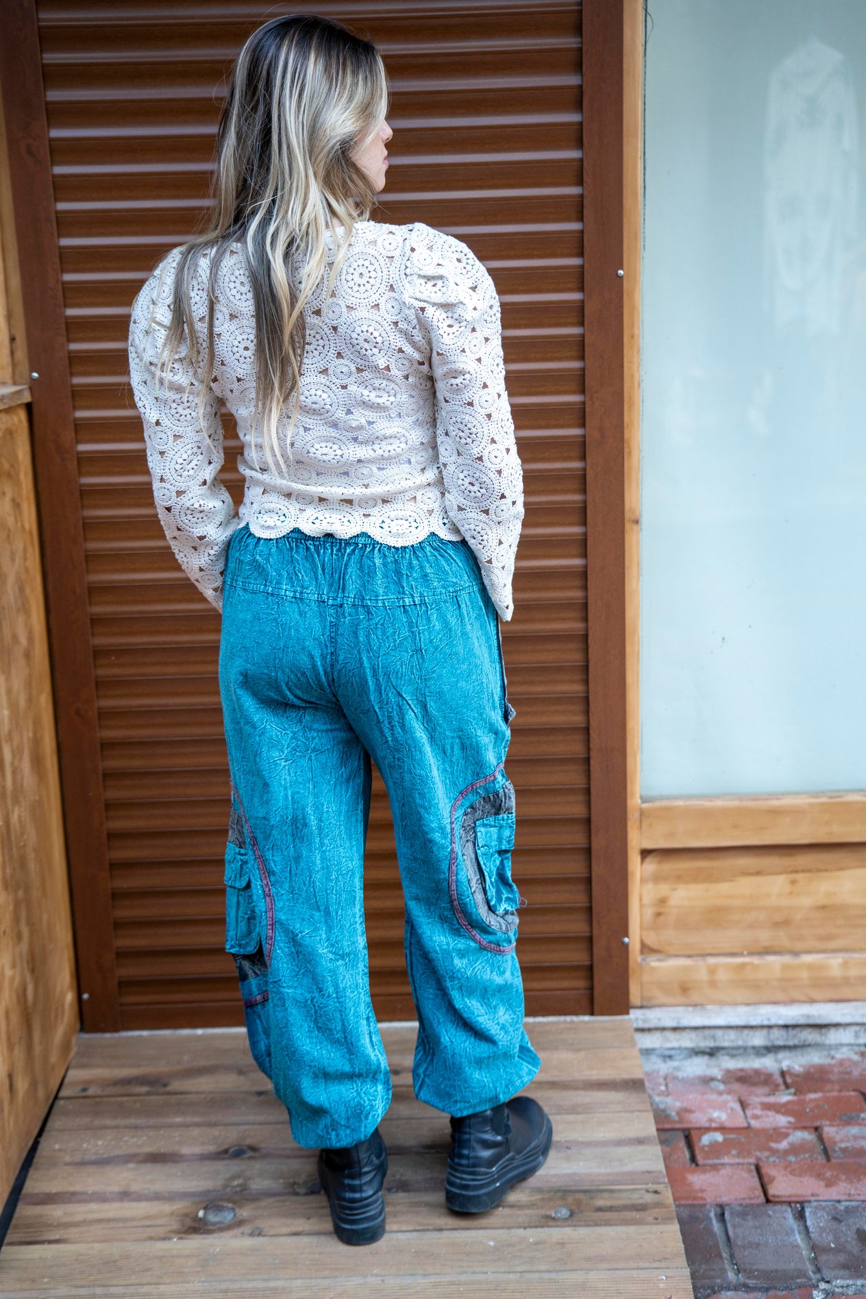 Mavi Unisex Bohem Nepal Cepli Pantolon