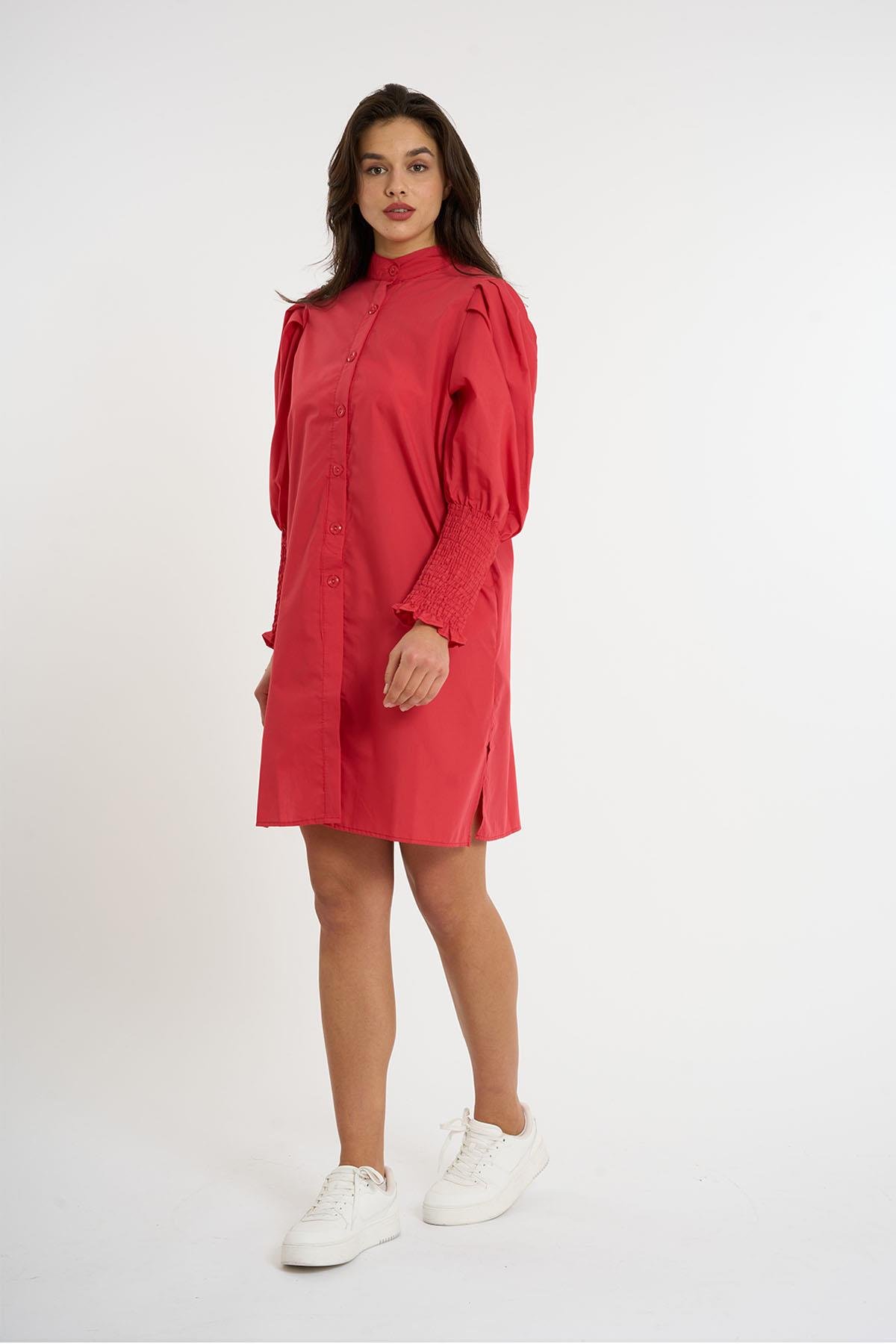 GIPELI SLEEVE SHIRT RED