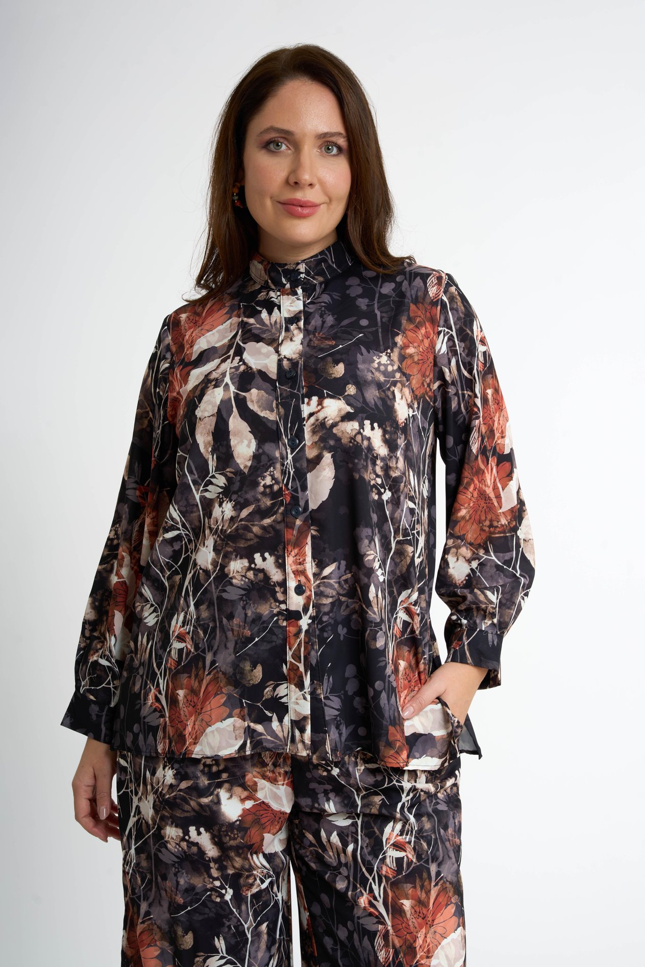 Satin Crepe Fabric | Black