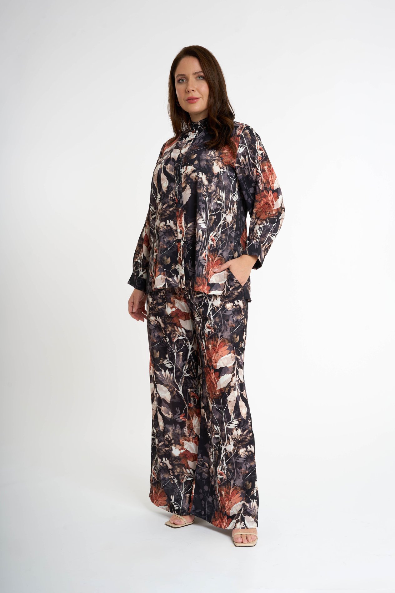 Satin Crepe Fabric | Black