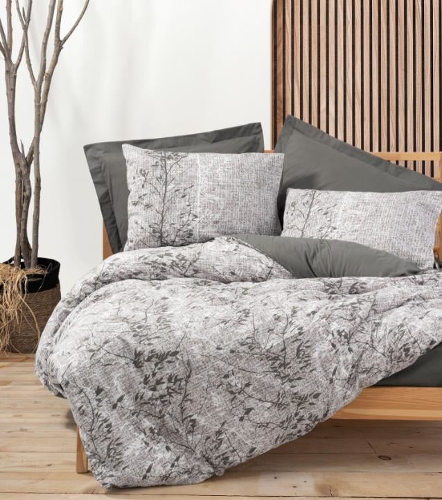 Cotton Box Dual Çift Kişilik Odin Kahve Nevresim Takımı