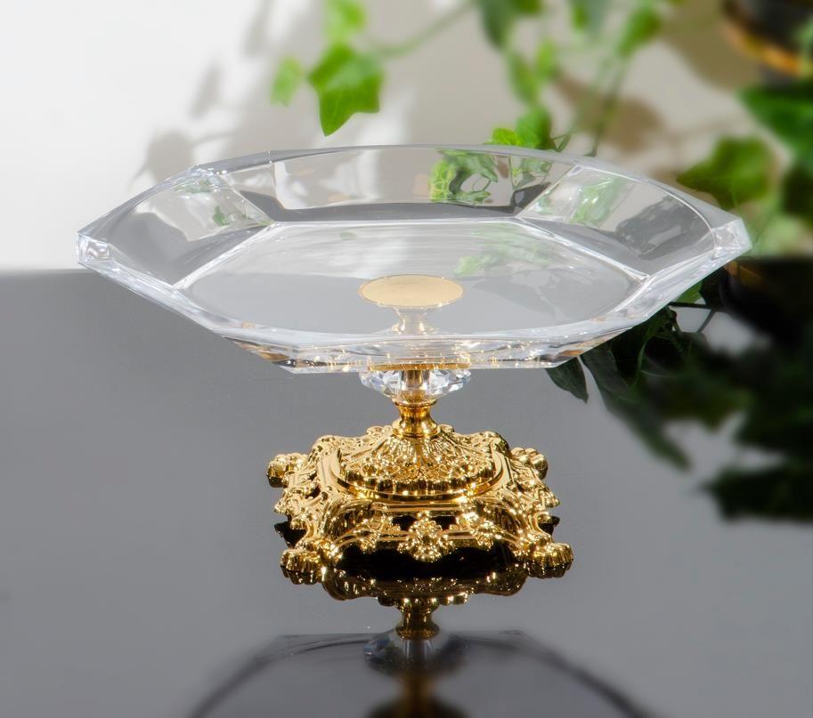 Koşar Gold Döküm Ayaklı 32 Cm Servis Tabağı
