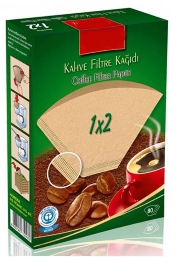 CAFFEO KAHVE FİLTRESİ 80 ADET 1X2