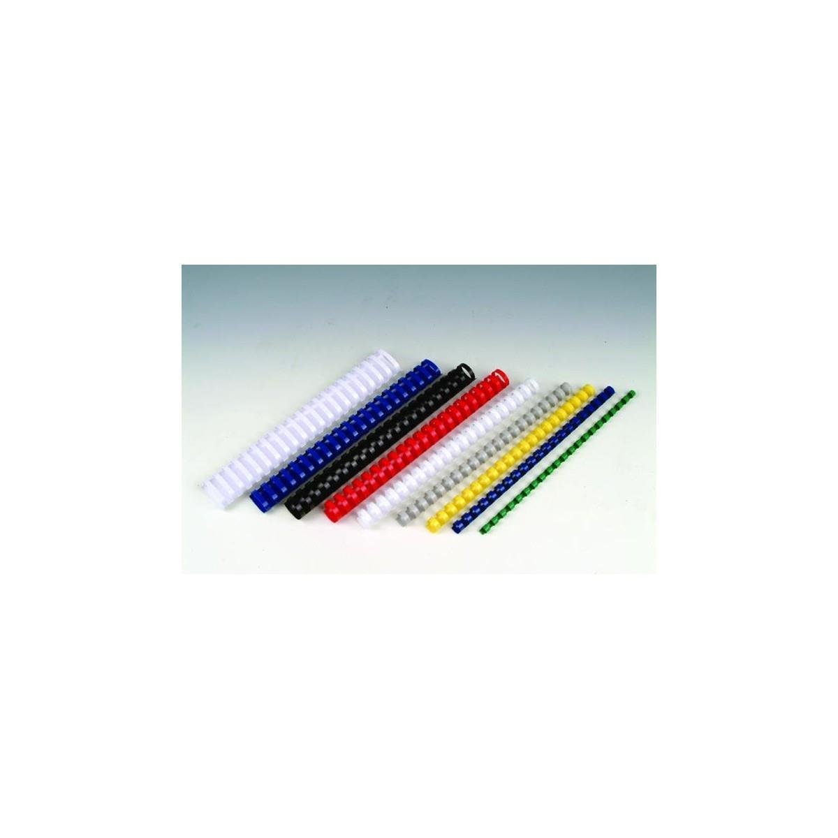 MAPİBİND 18MM PLASTİK SPİRAL SİYAH 100 AD.