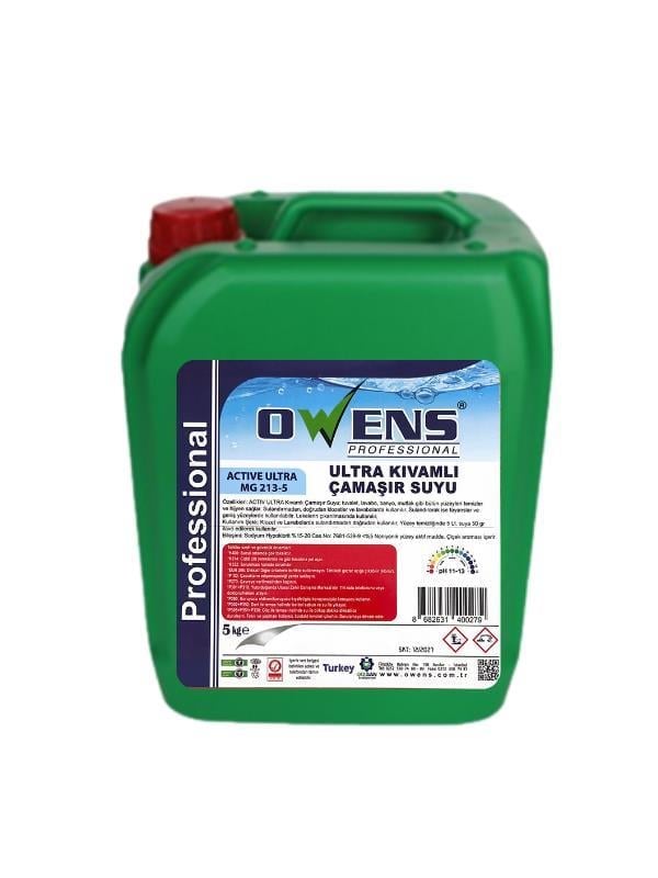OWENS ULTRA KIVAMLI ÇAMAŞIR SUYU 5 KG