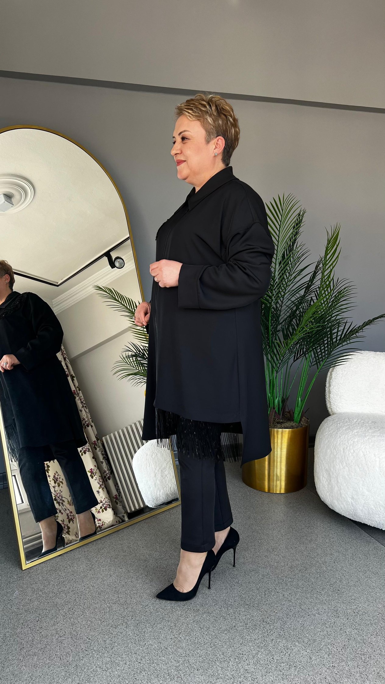 Selma Büyük Beden Zehra Gömlek