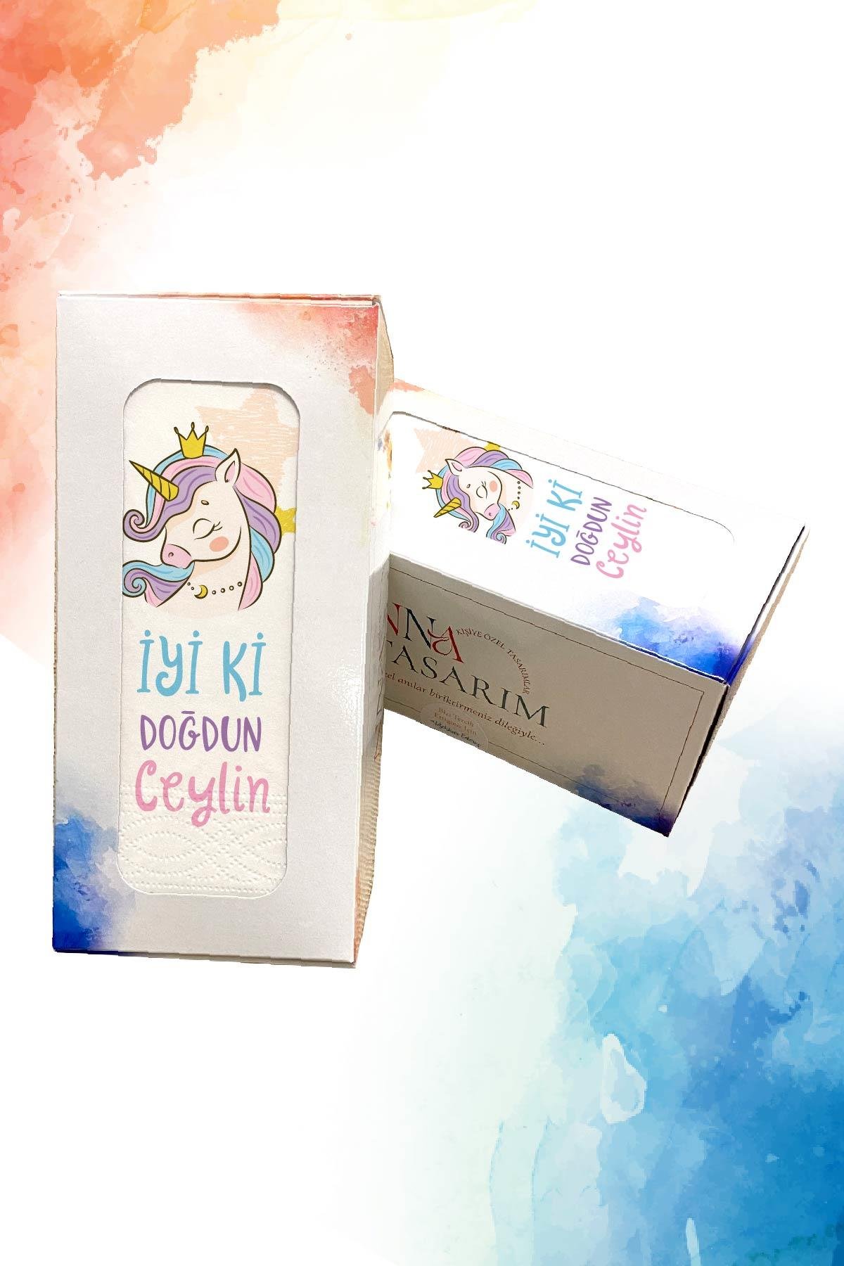 Unicorn Figürlü Doğum Günü Peçete | PGBT35
