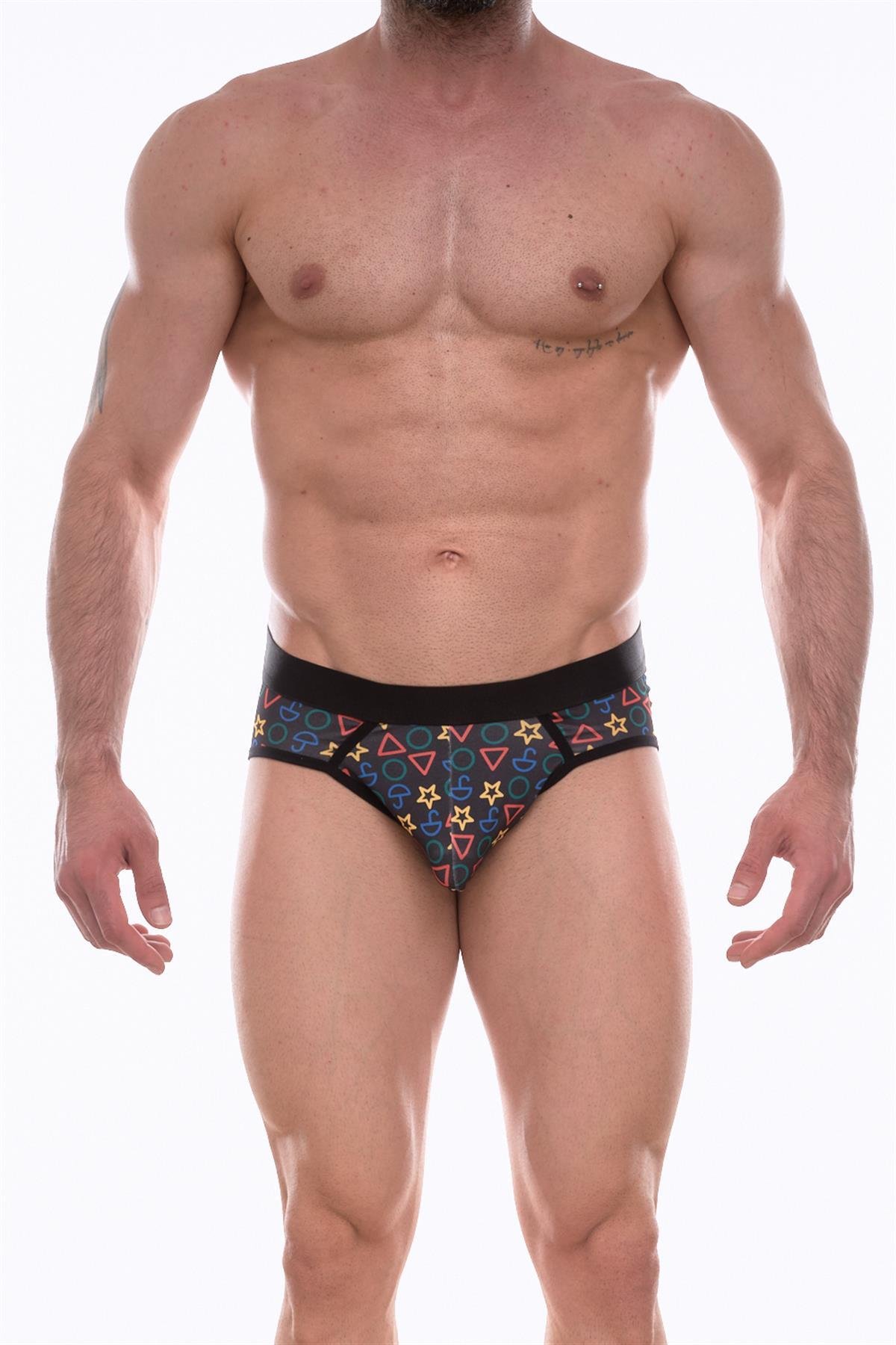 Beruflic Erkek Desenli Jockstrap Çamaşır