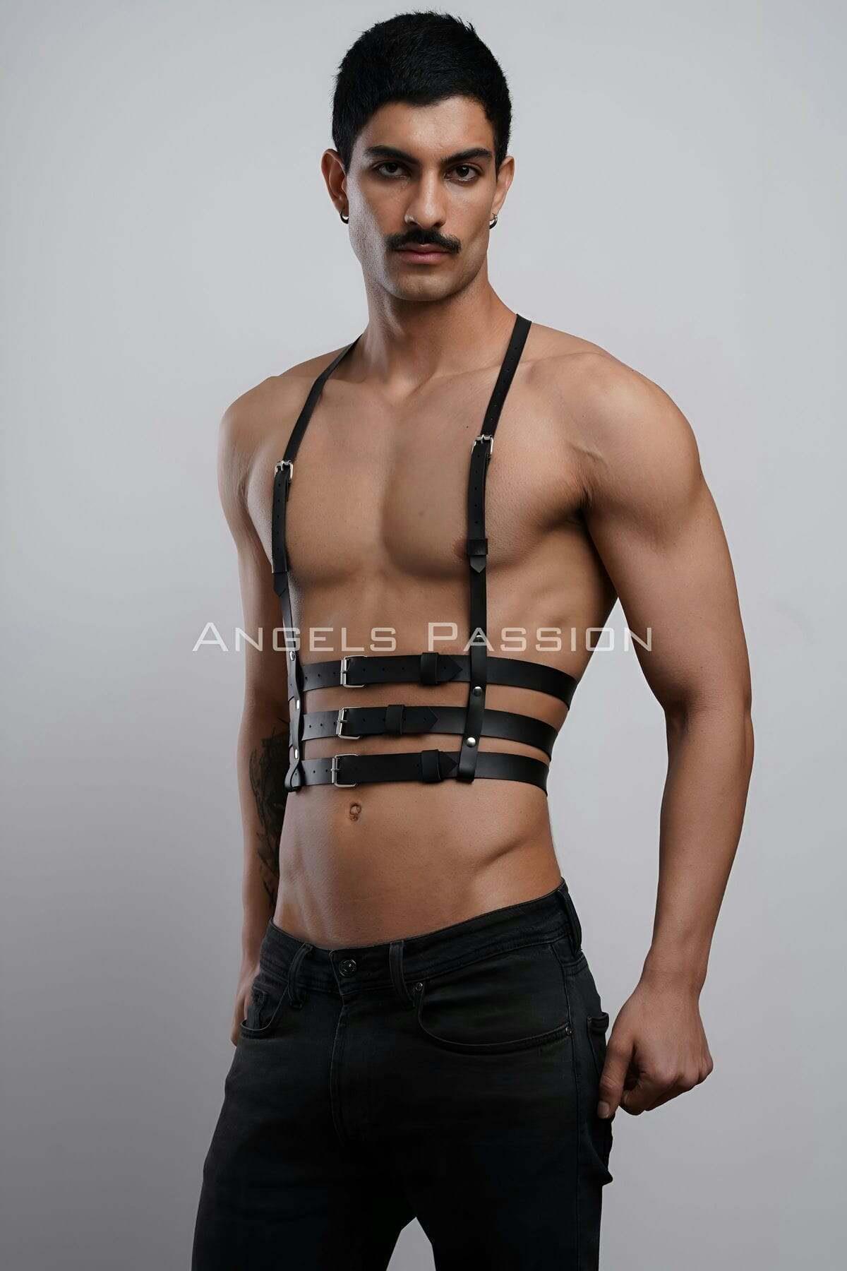 Erkek Clubwear, Deri Party Giyim, Techno Clubwear - Brfm17