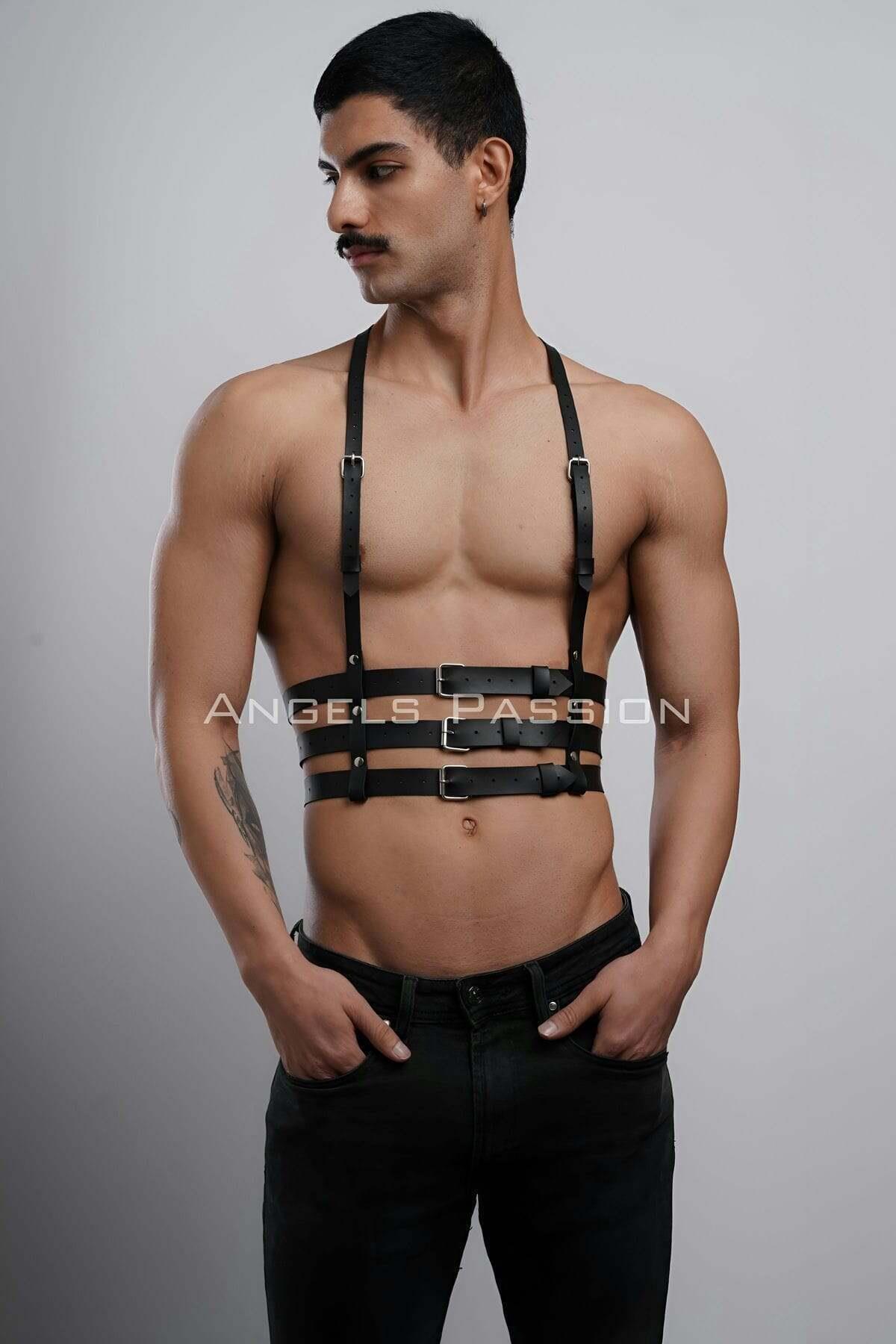 Erkek Clubwear, Deri Party Giyim, Techno Clubwear - Brfm17