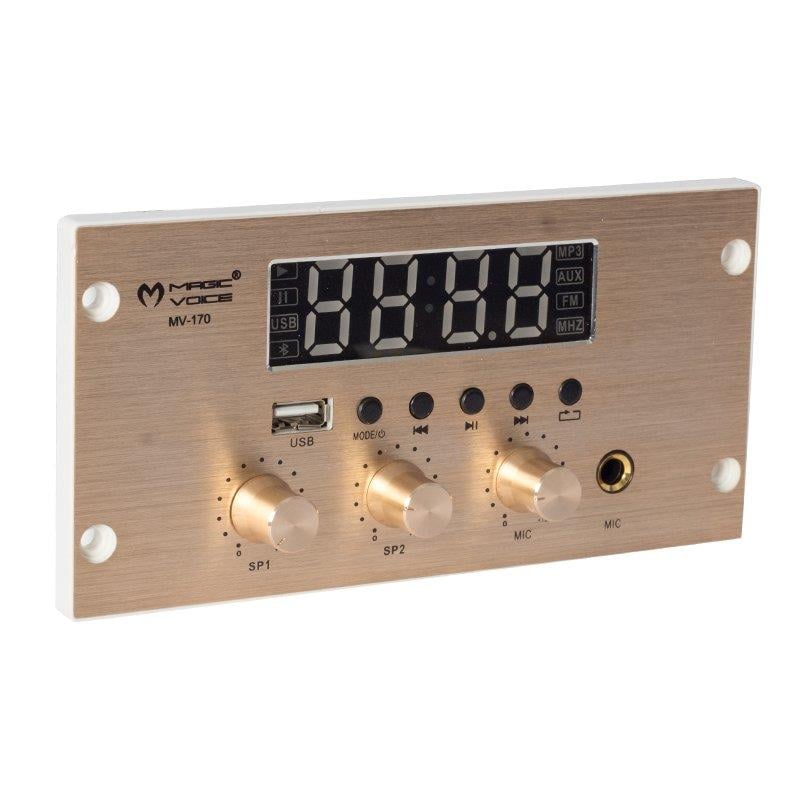 Magıcvoıce Mv-170 -4x25w-usb-bt-mic Girişli-music Kontrol Anfi-[sıva Altı] (4172)