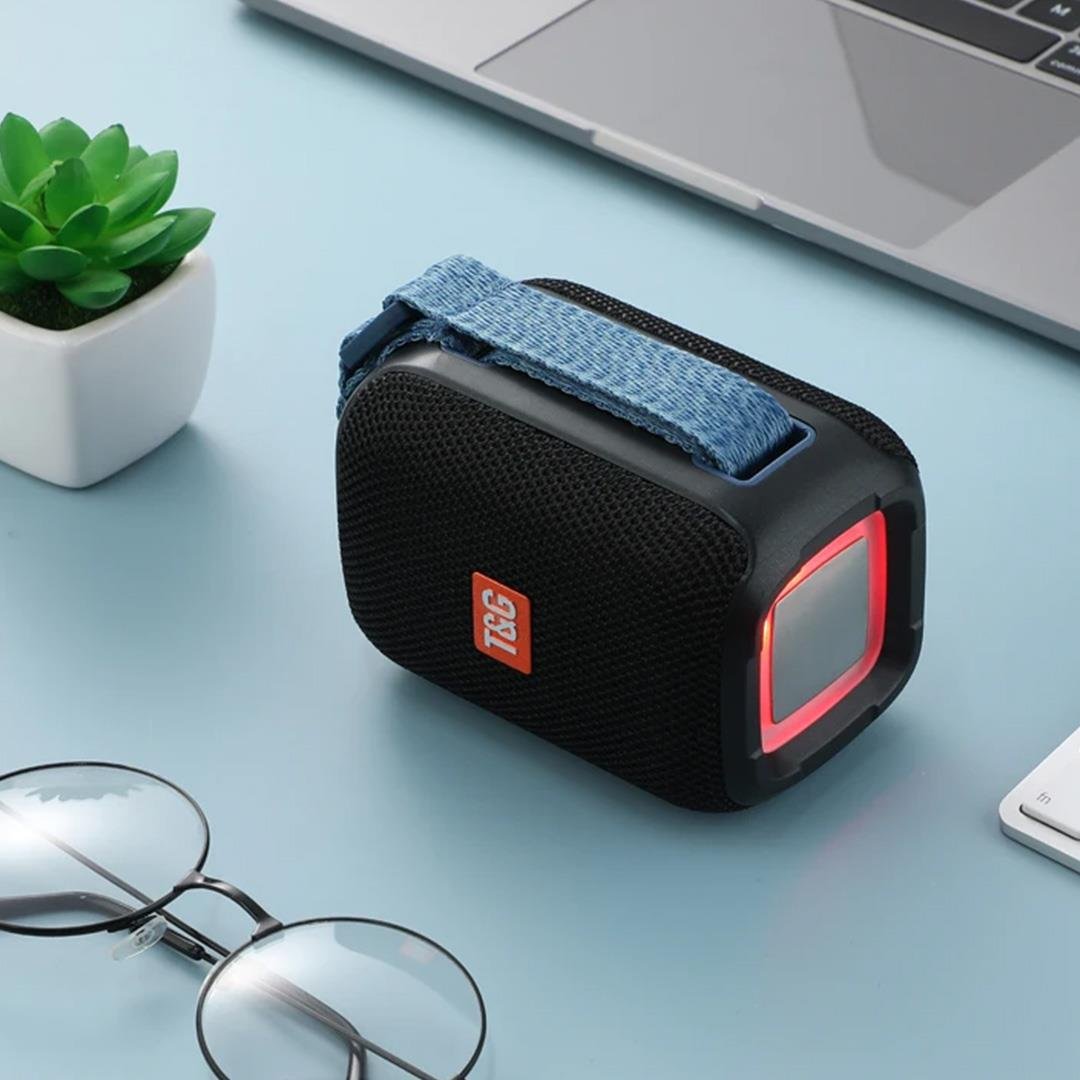 Usb/sd/fm/bluetooth Destekli Taşınabilir Led Işıklı Wıreless Hoparlör-339 (4172)