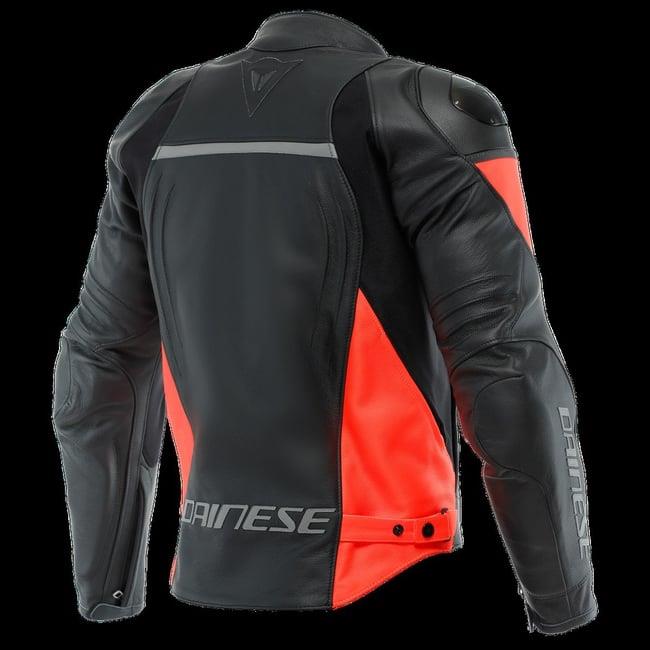 DAINESE  RACING 4 LEATHER BLACK FLUO REDDainese DERİ MONTLARDAINESE  RACING 4 LEATHER BLACK FLUO REDDAINESE  RACING 4 LEATHER BLACK FLUO RED