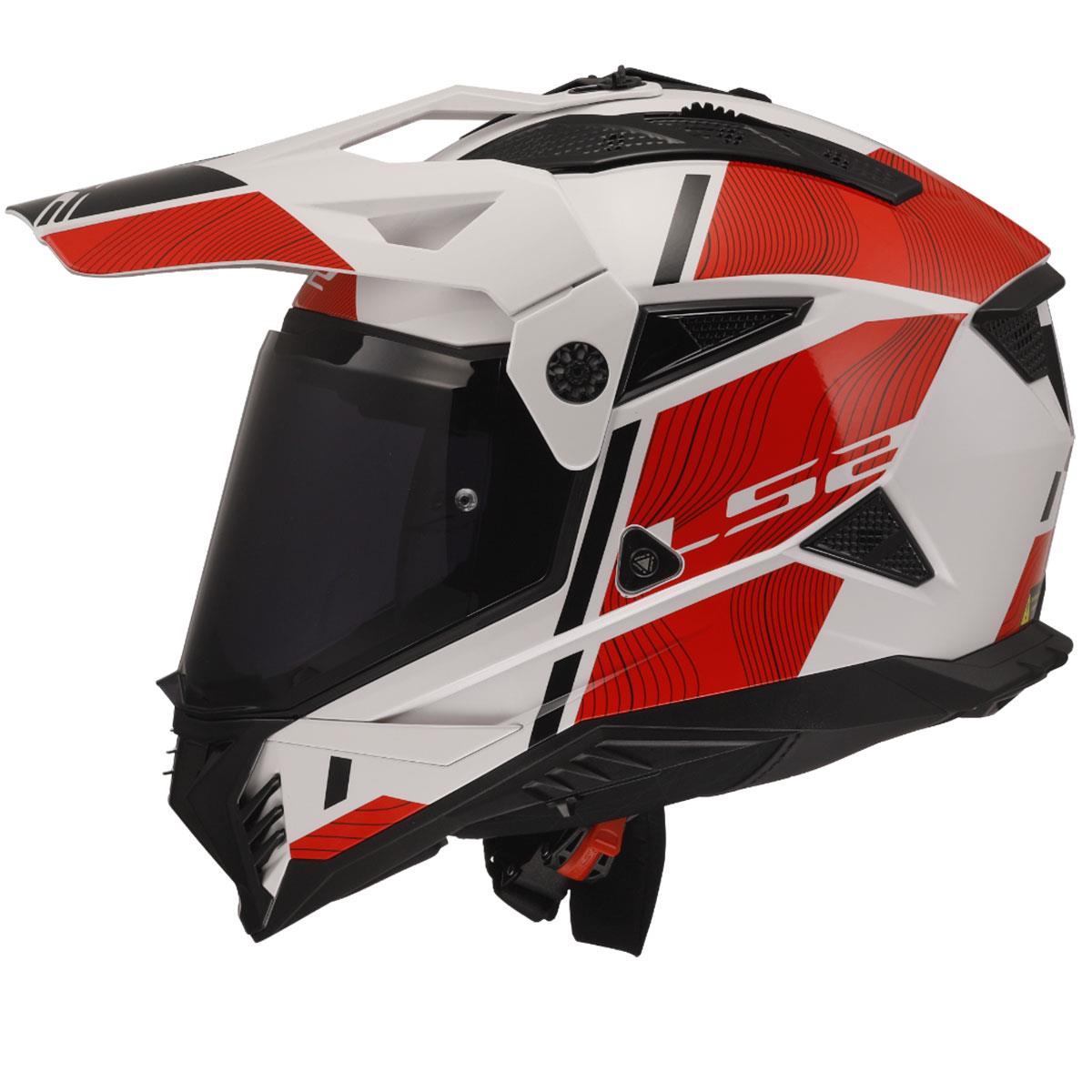 LS2 PIONEER 2 HILL WHITE REDls2KAPALI KASKLARLS2 PIONEER 2 HILL WHITE REDLS2 PIONEER 2 HILL WHITE RED