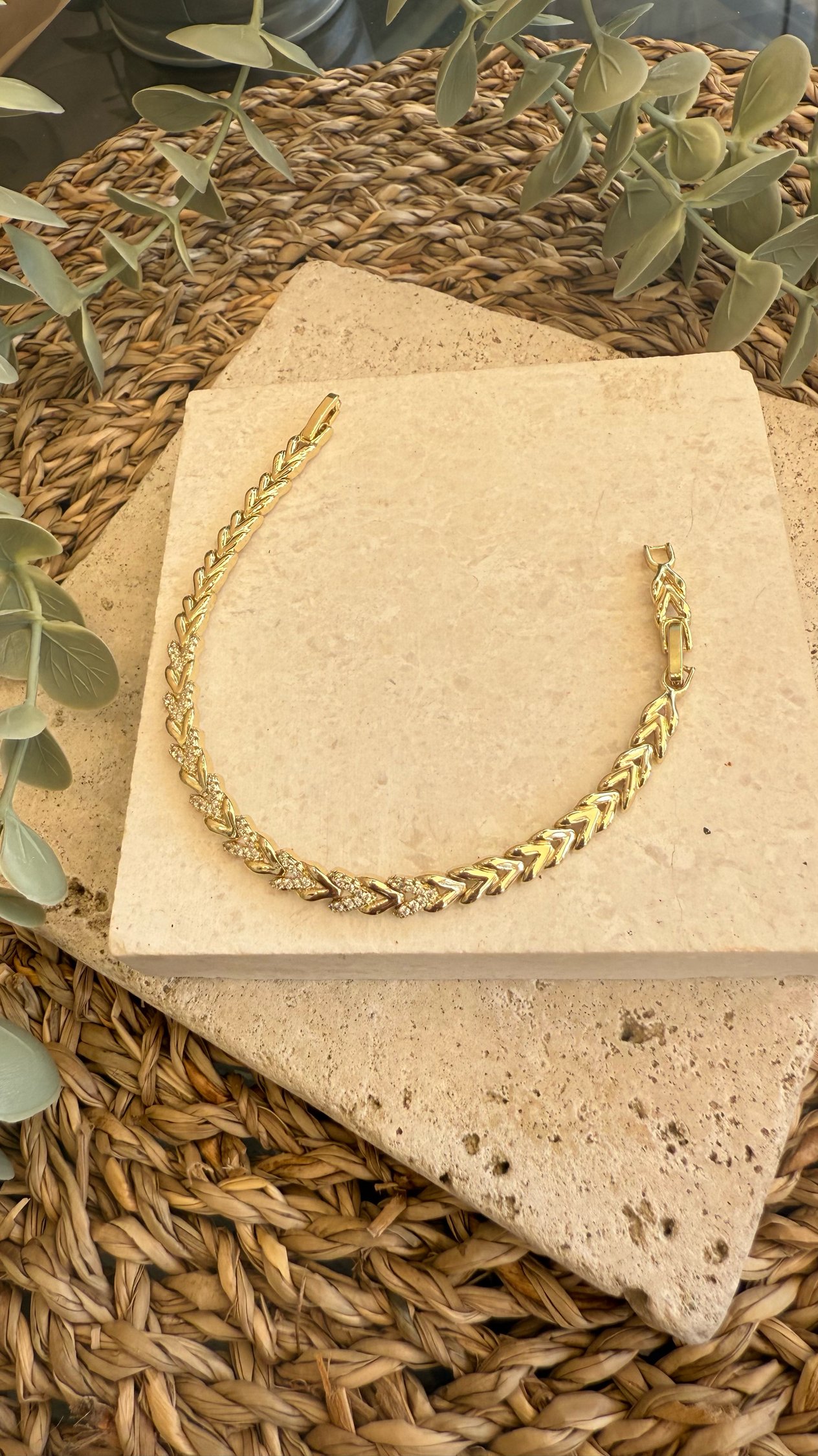 Xuping Gold Renk 14k Bileklik