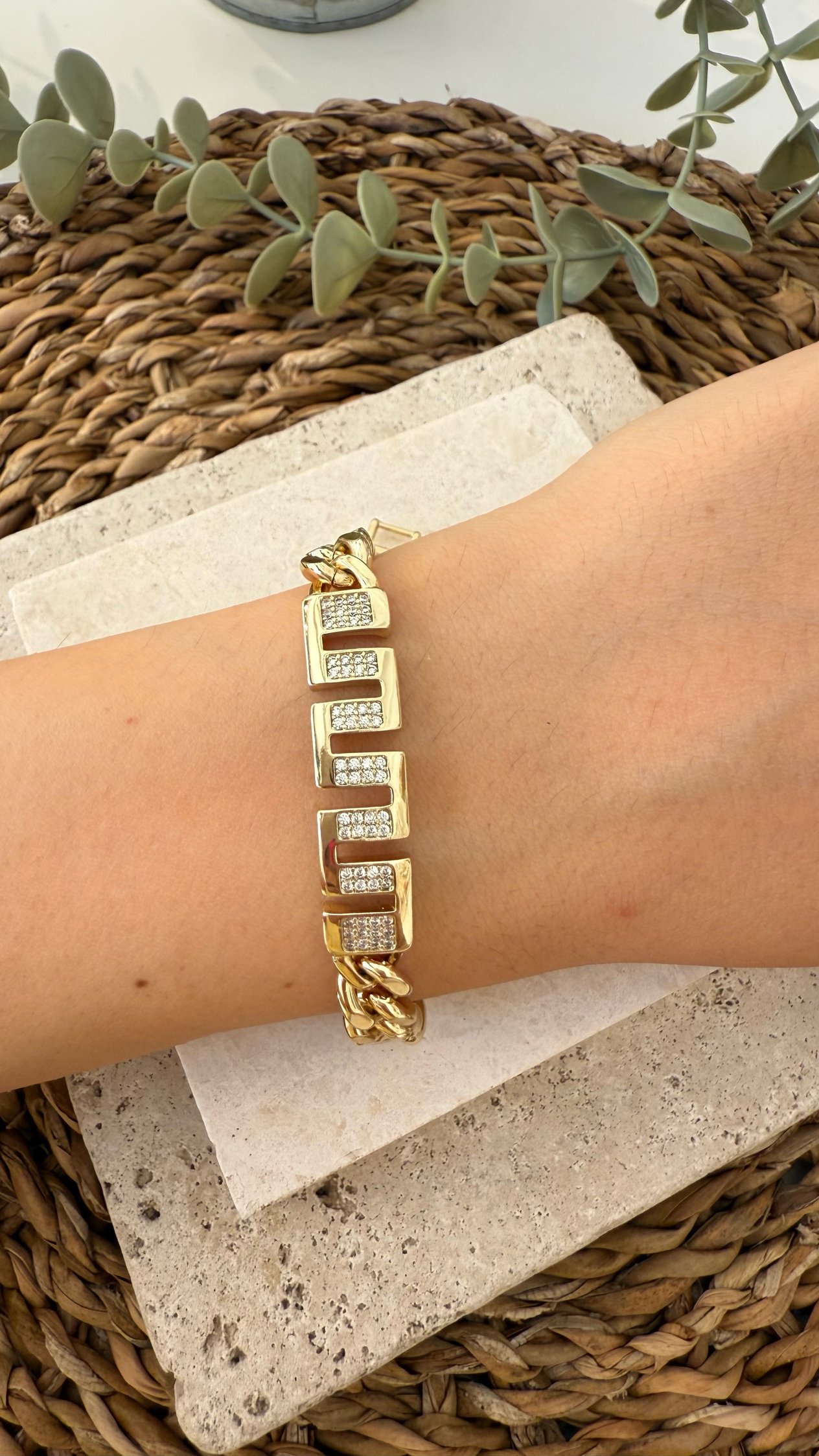 Xuping Gold Renk 14k Bileklik