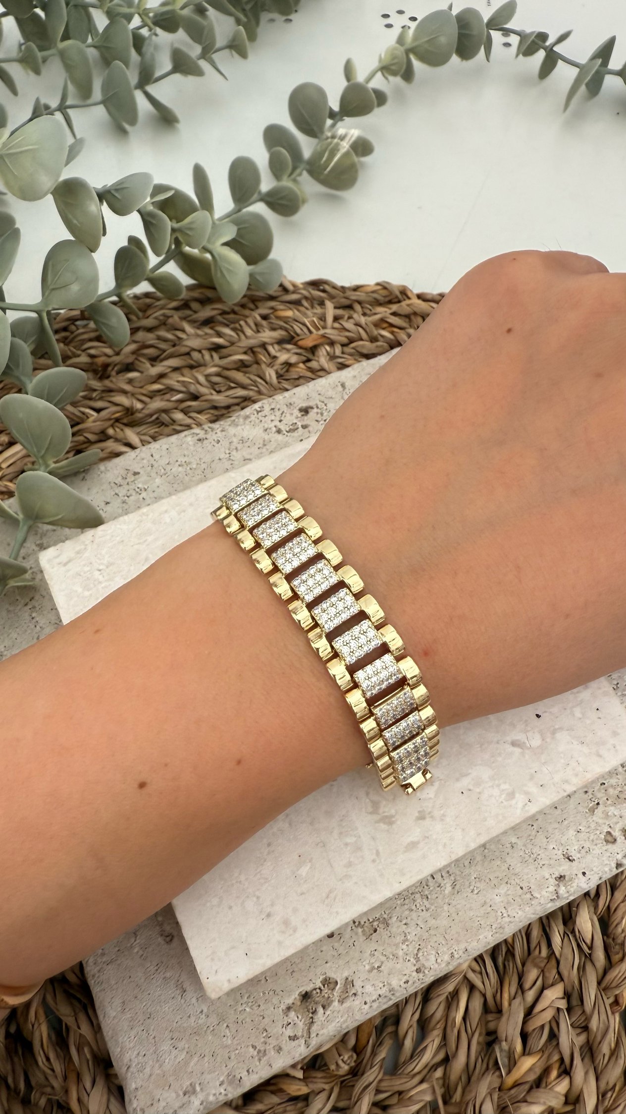 Xuping Gold Renk 14k Bileklik
