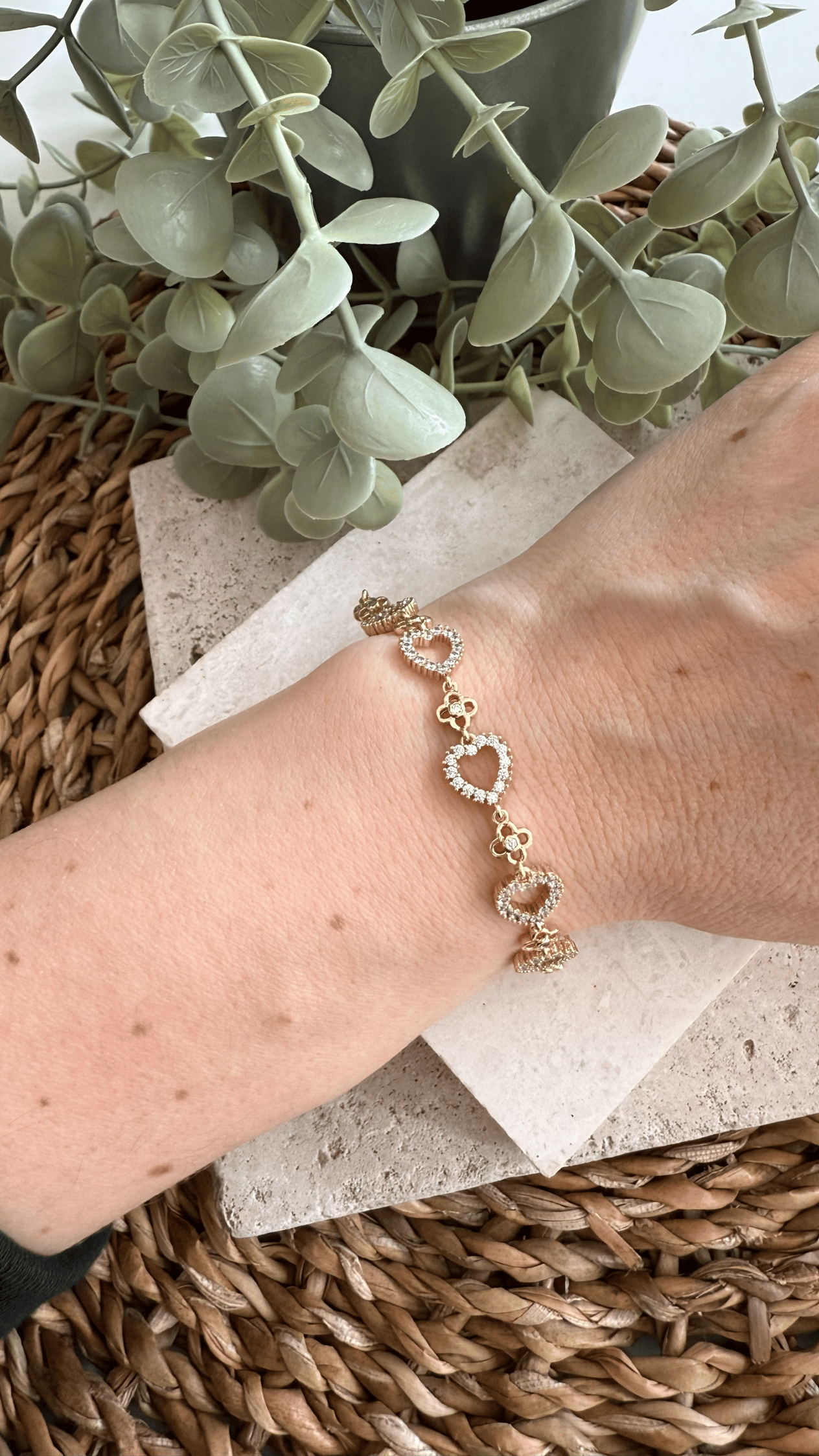 Xuping Gold Renk 14k Bileklik
