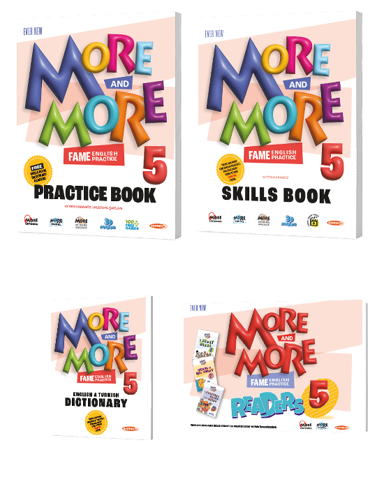 5. Sınıf More & More 5 Practice Book Seti