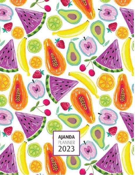 Akademi Çocuk 16x21 cm 2023 Fruits Haftalık Ajanda