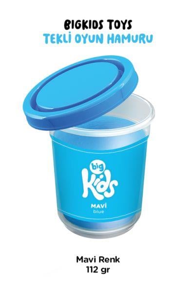 Bigkids Toys / Mavi - Tekli Oyun Hamuru (112 Gr)