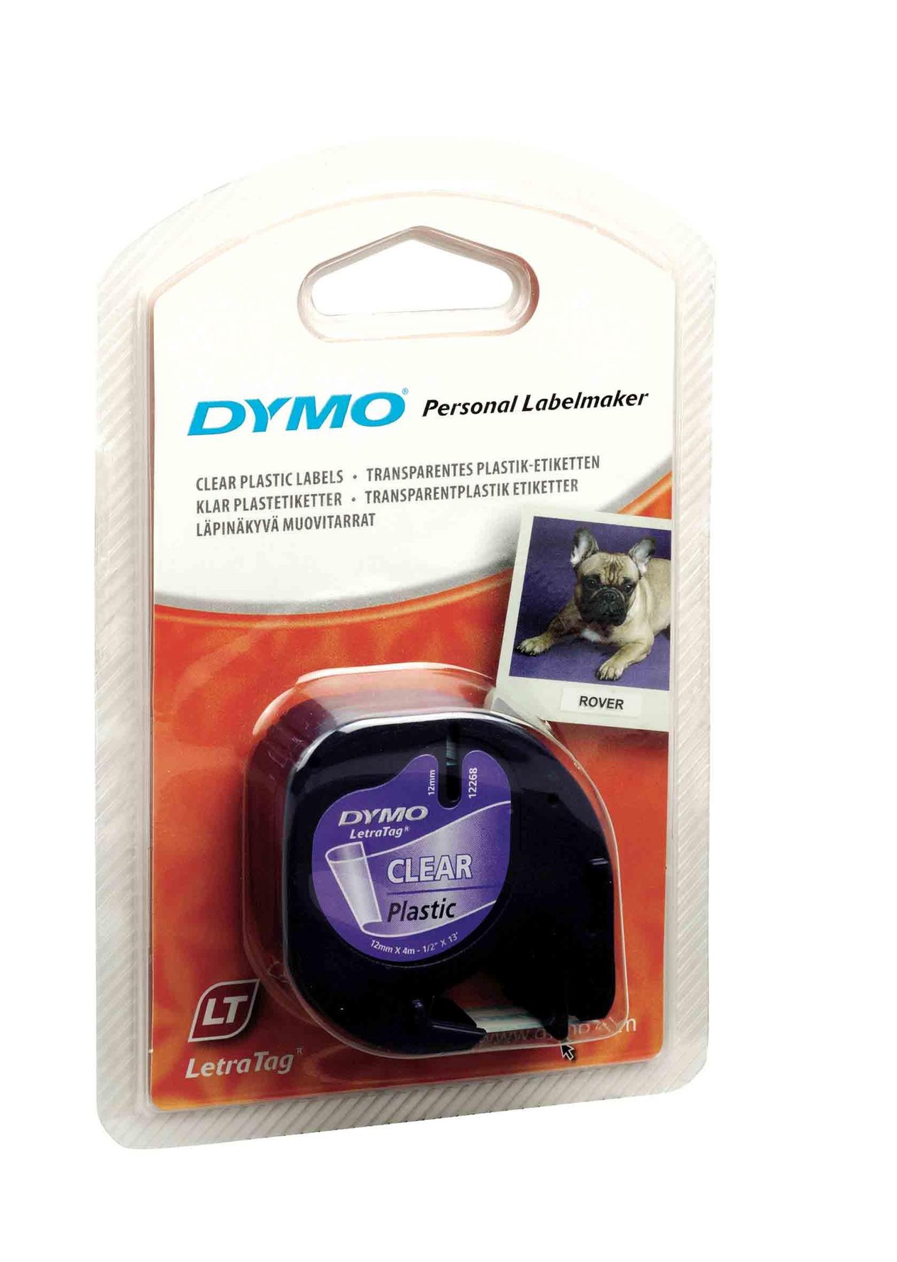 DYMO LETRATAG ŞERİT PLASTİK CLEAR S0721530
