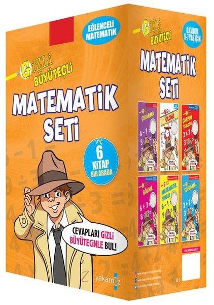 Gizli Büyüteçli Matematik Seti - 6 Kitap Takım
