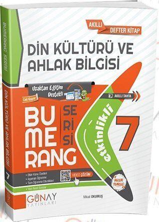 Günay Yayıncılık7. Sınıf Din Kültürü ve Ahlak Bilgisi Bumerang Soru Bankası